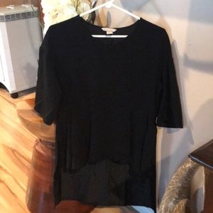H&M size 6 black blouse
